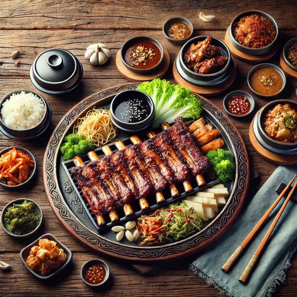 la갈비 구이