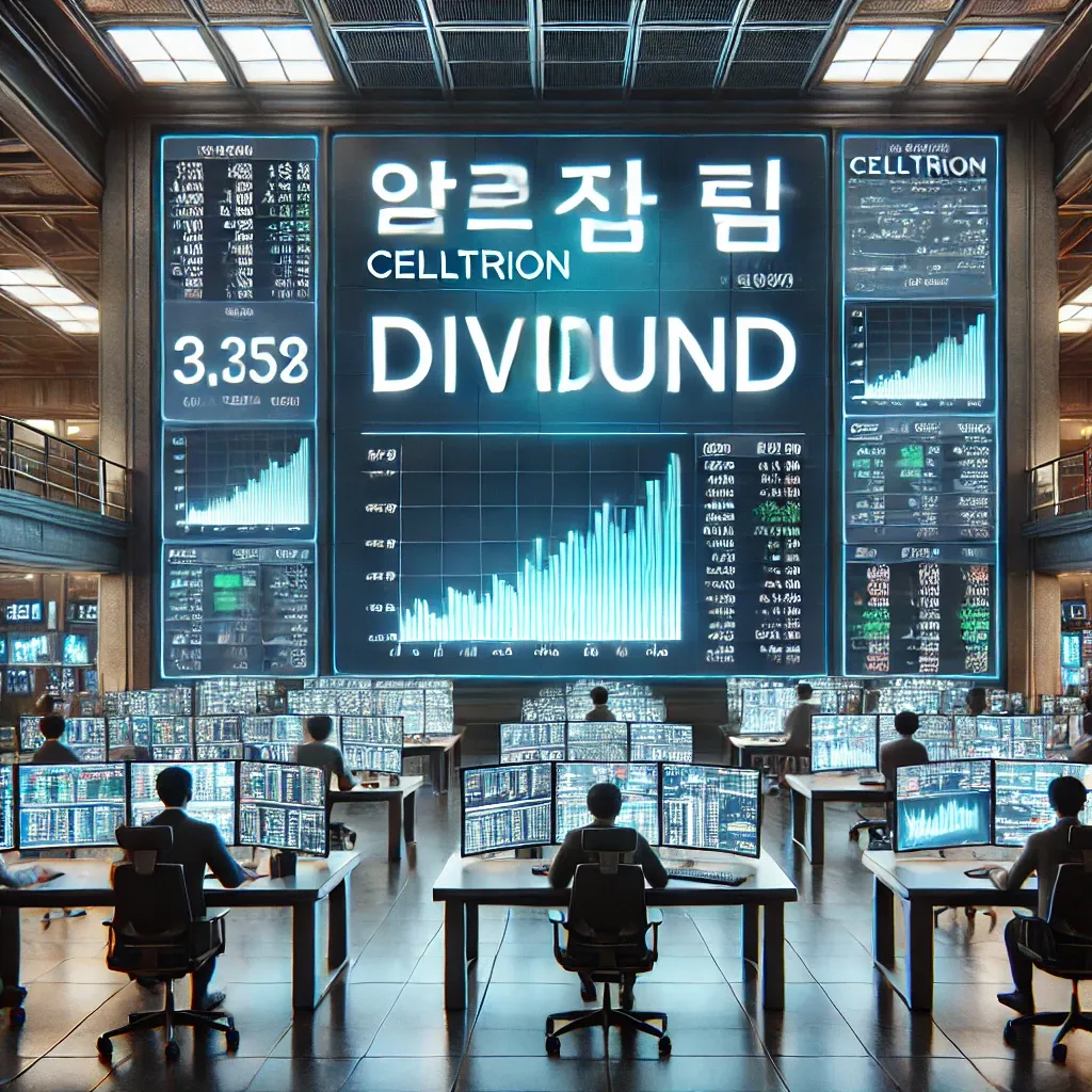 셀트리온 배당주 입고