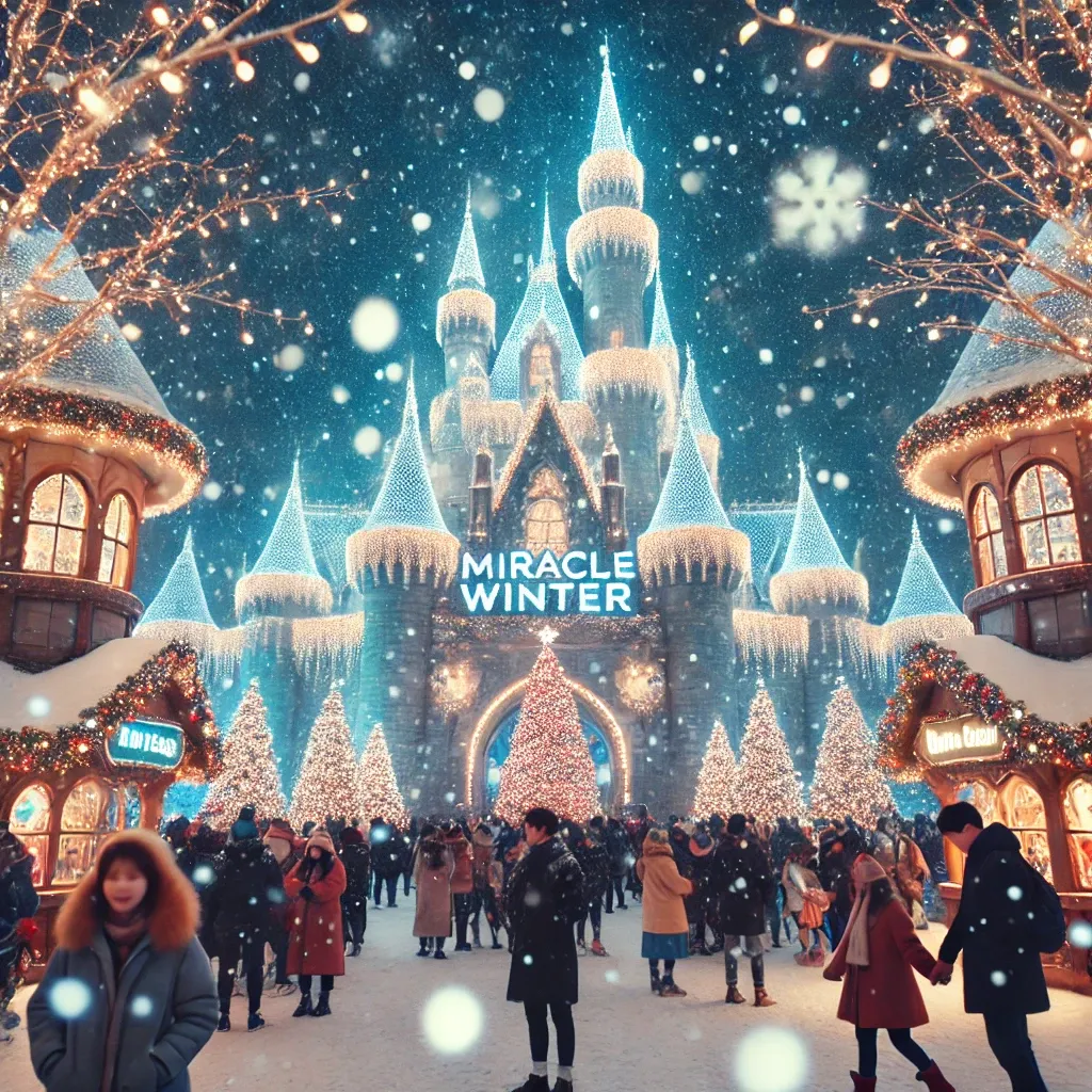 롯데월드 make a miracle winter
