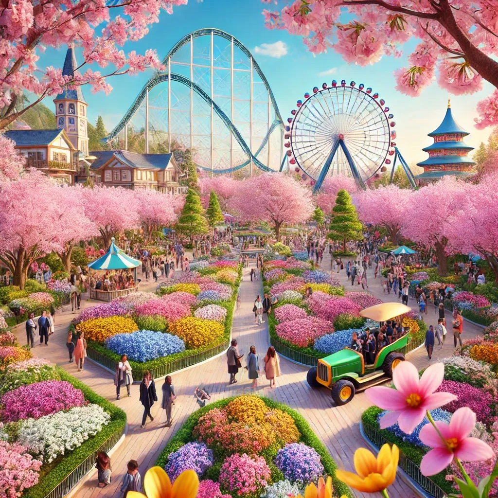 에버랜드 벚꽃