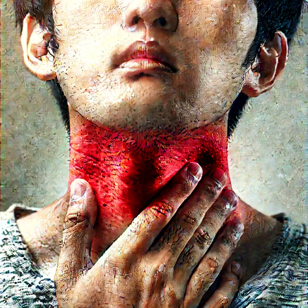 목감기 통증