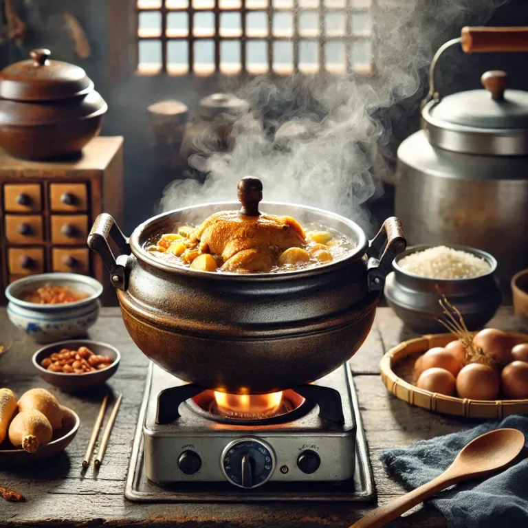 압력솥 닭백숙 시간