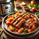압력솥 돼지갈비찜 맛있게 만드는 법