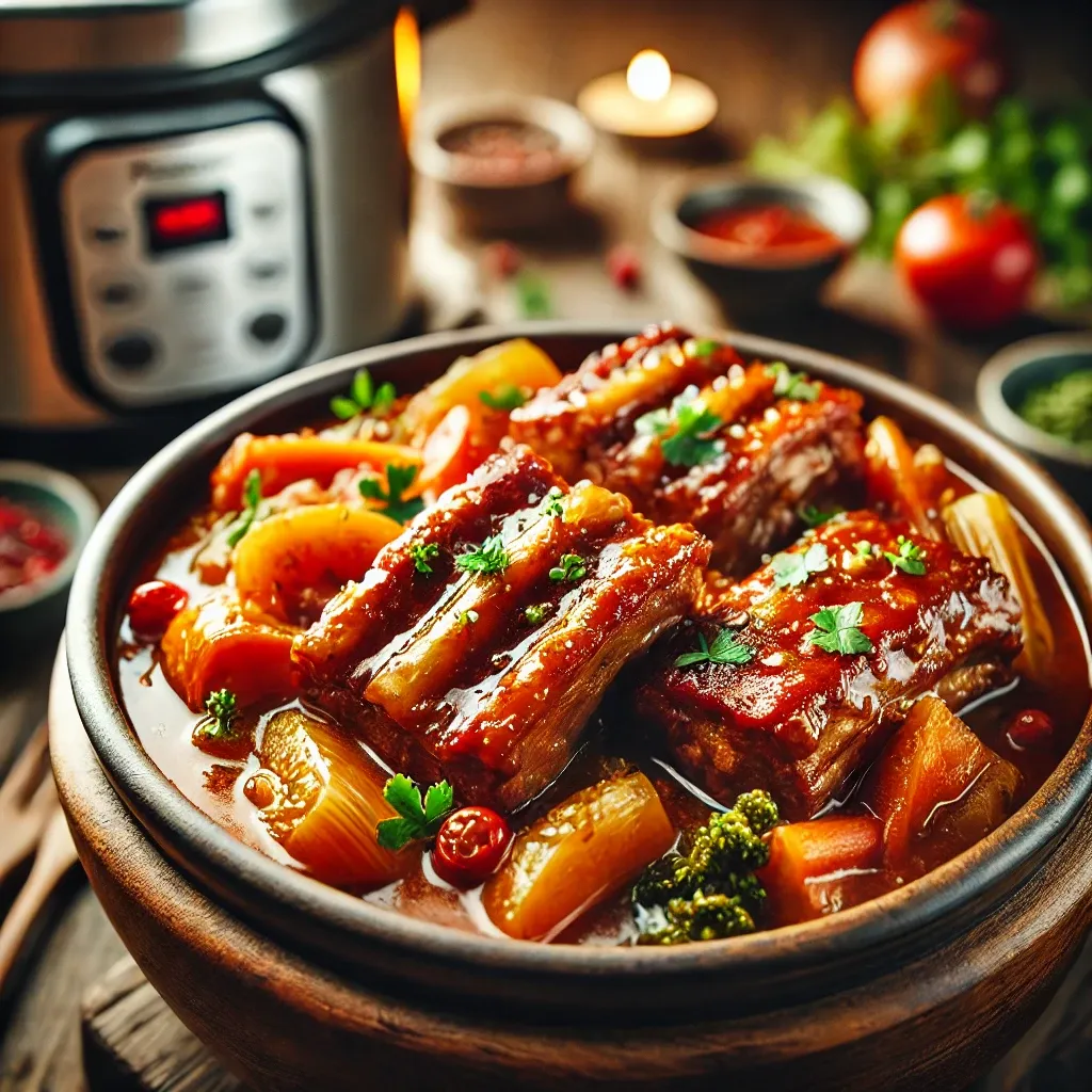 압력솥 돼지갈비찜 맛있게 만드는 법