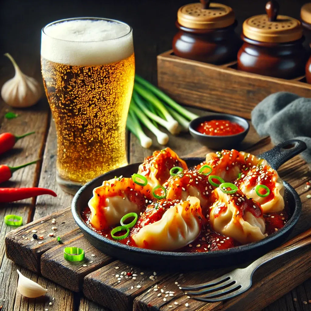맥주안주로 좋은 매콤한 만두강정 만들기