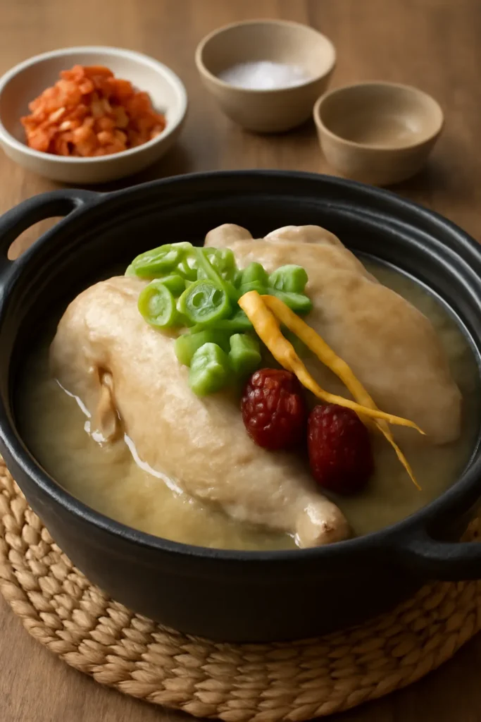 압력솥 삼계탕 끓이기
