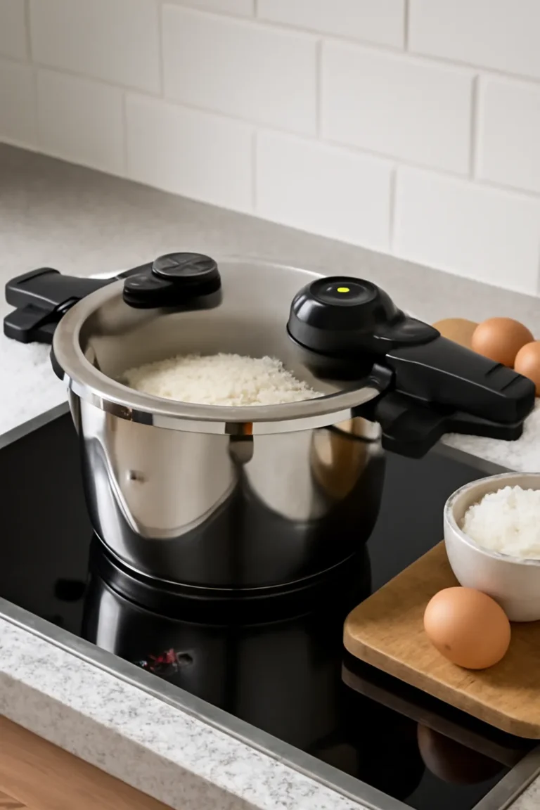 인덕션 압력솥 밥하기