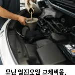 모닝 엔진오일 교체비용