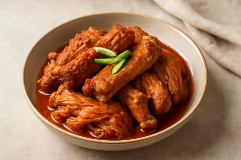 압력솥 묵은지 등갈비찜