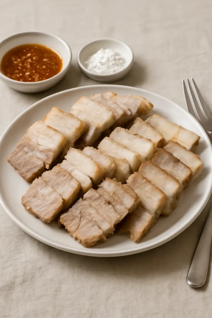 압력솥 수육 삶는법