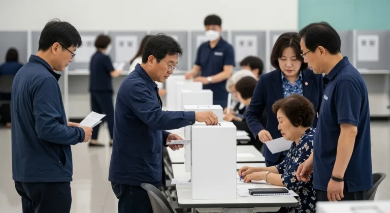 인천공항 사전투표소