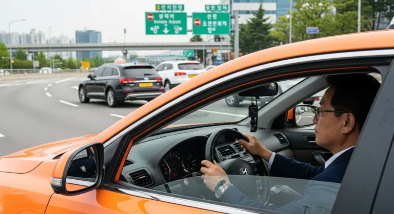 인천공항에서 김포공항 택시