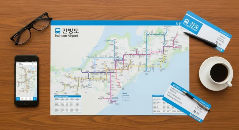 인천공항 버스 노선도