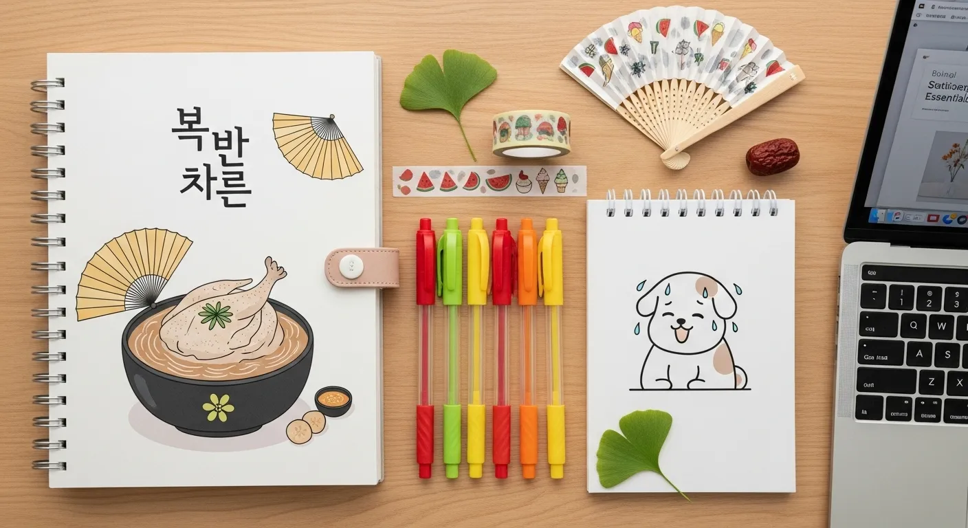복날 문구