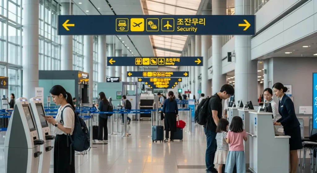 인천공항 출국수속