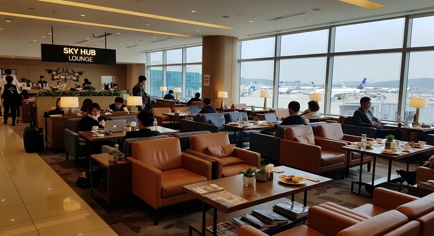 인천공항 스카이허브라운지