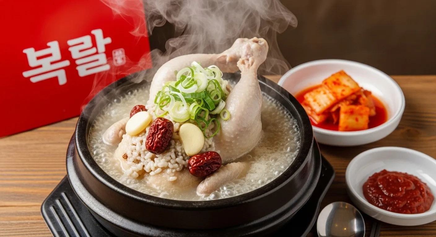 복날 라벨