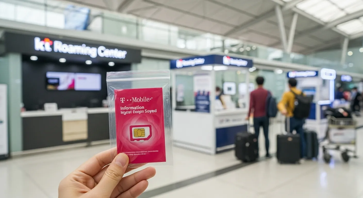 인천공항 미국 유심 구매