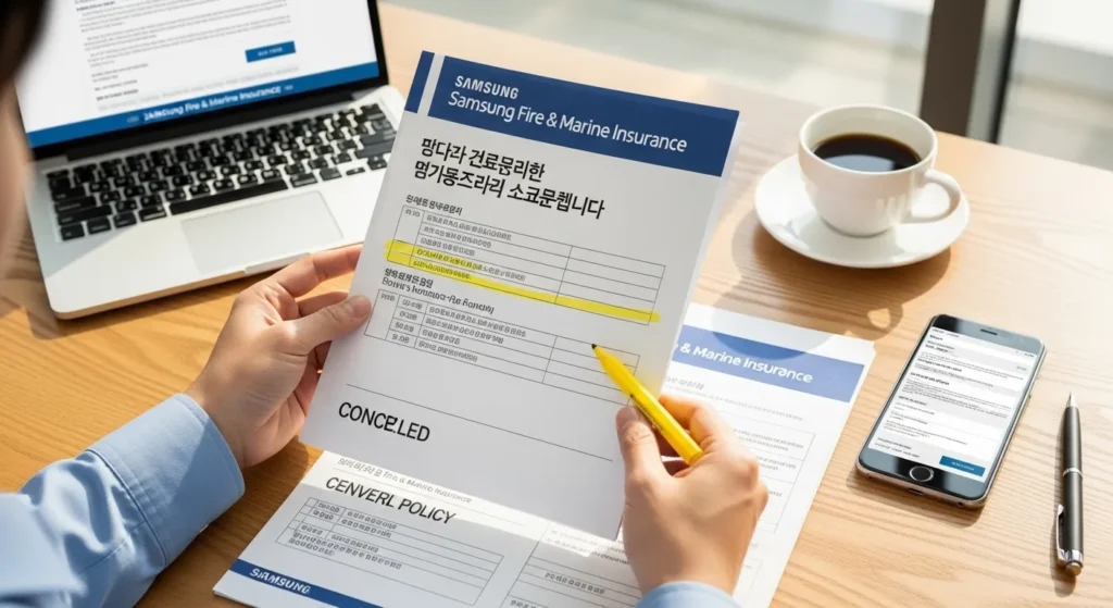 삼성화재 운전자보험 해지 후 재가입