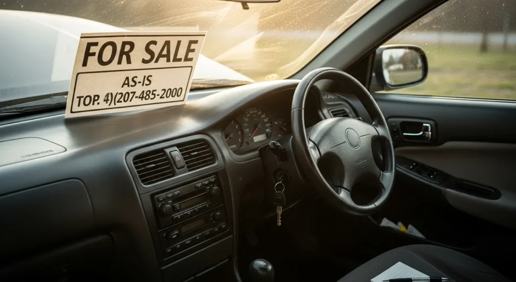 중고차 판매 시 주의사항