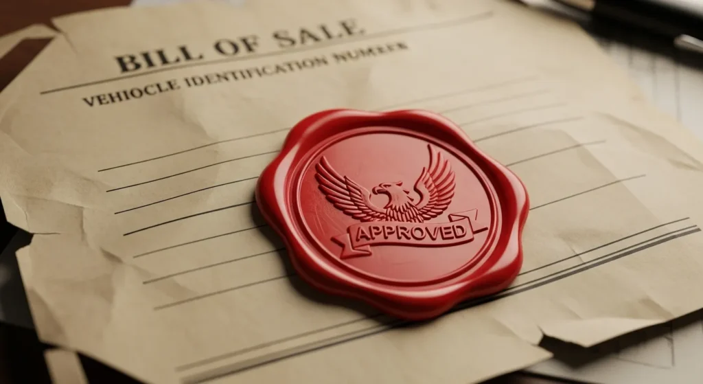 중고차 판매 서류 인감