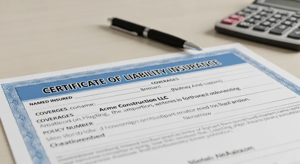 도급업자 배상책임보험 영업 배상책임보험