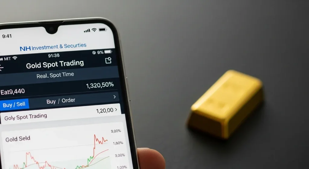 nh투자증권 금현물 거래방법