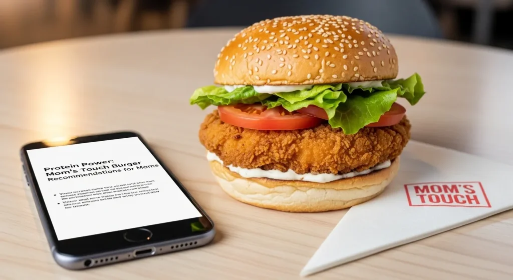 맘스터치 햄버거 추천 단백질