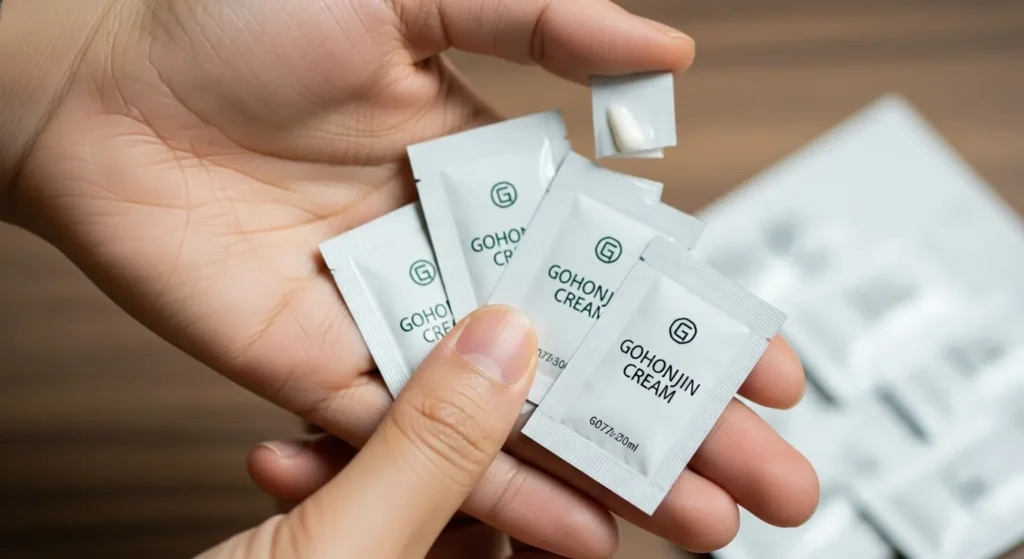 고혼진 크림 샘플