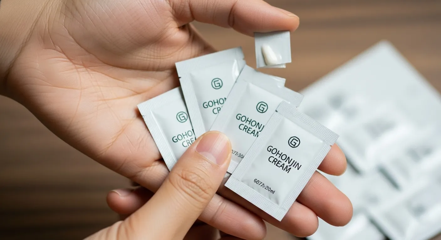 고혼진 크림 샘플