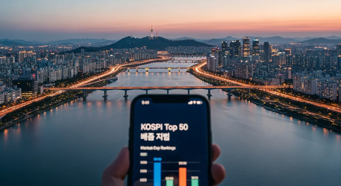 코스피 시총 순위 50위