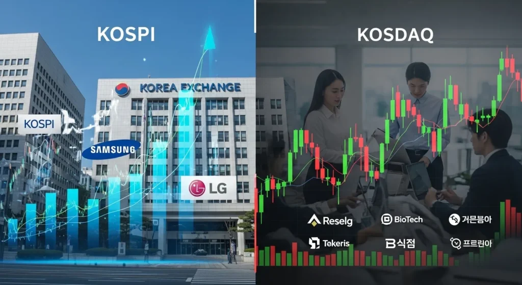 코스피와 코스닥의 차이점