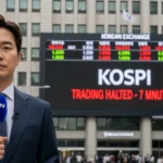 코스피 7분간 거래 정지