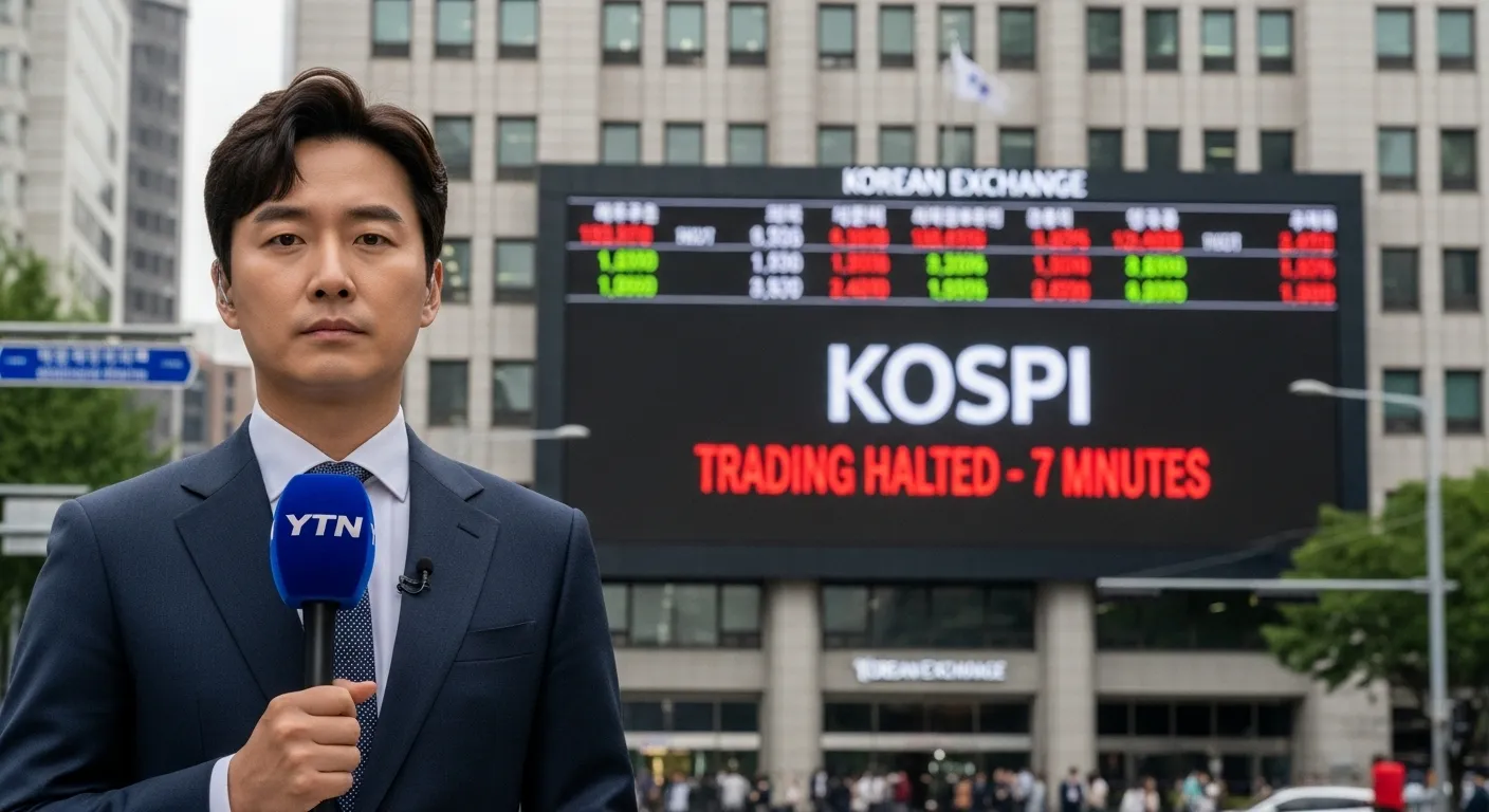 코스피 7분간 거래 정지