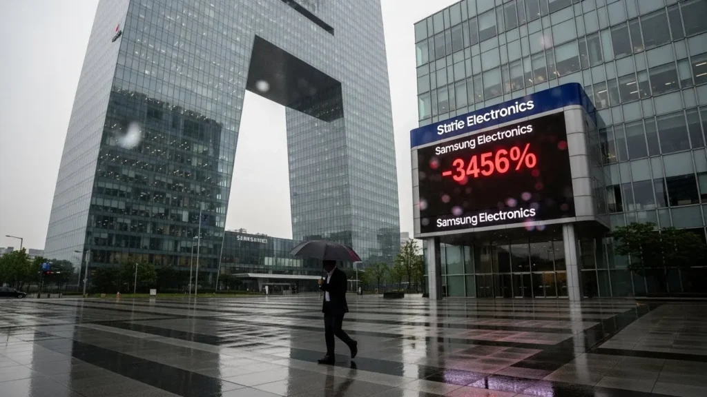 삼성전자 주가 하락 분석