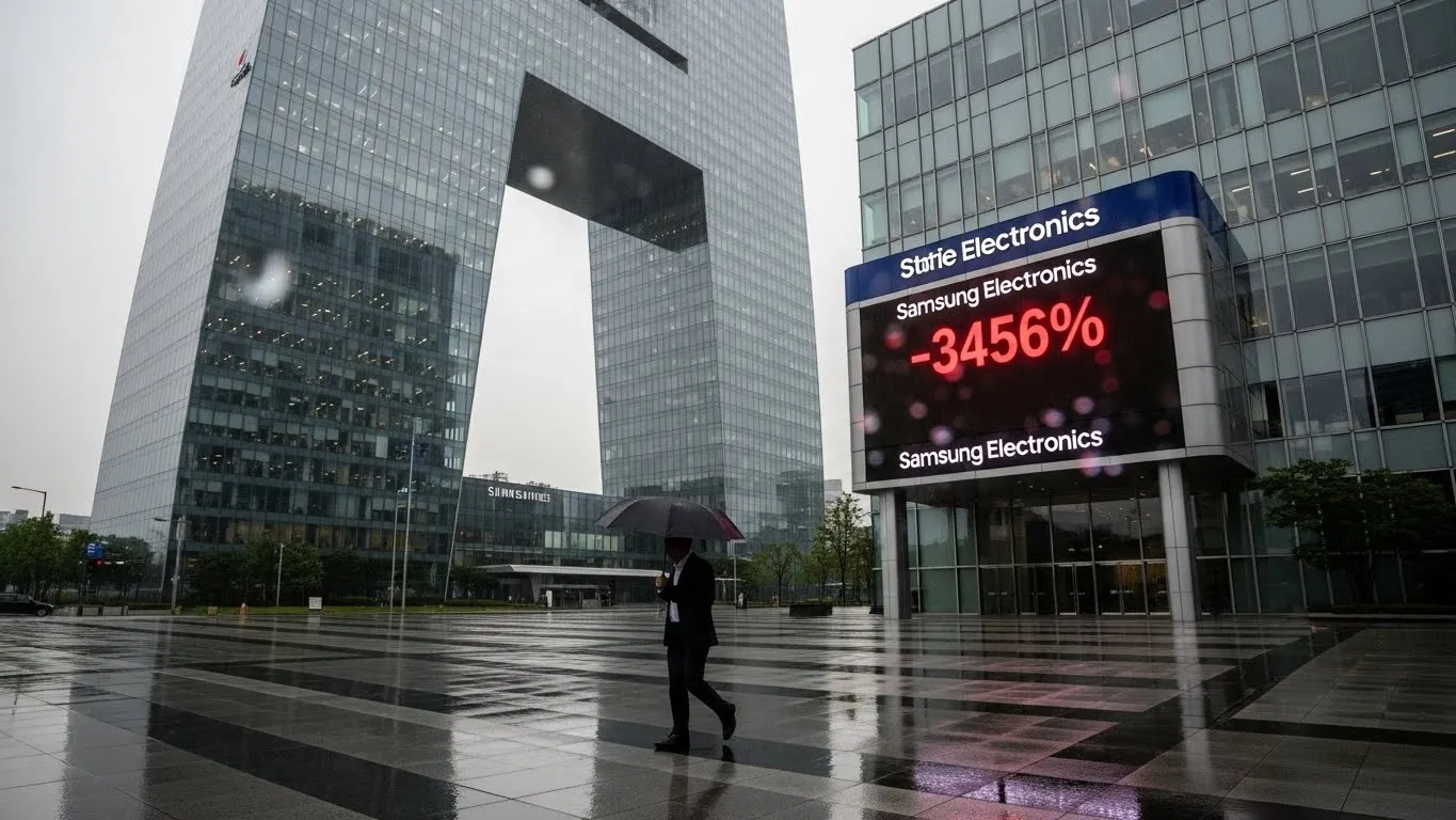 삼성전자 주가 하락 분석