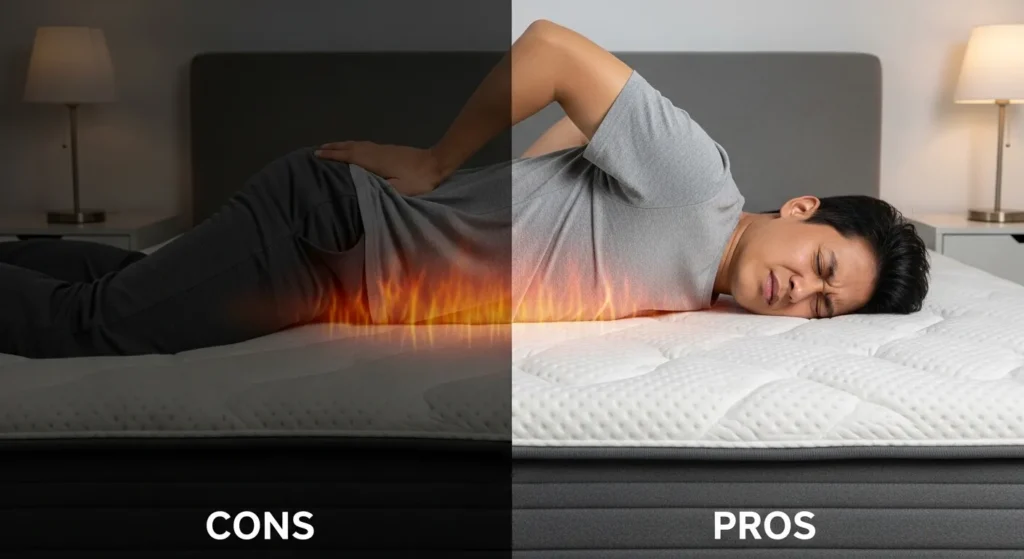 매트리스 통기성 부족 허리 불편 장단점