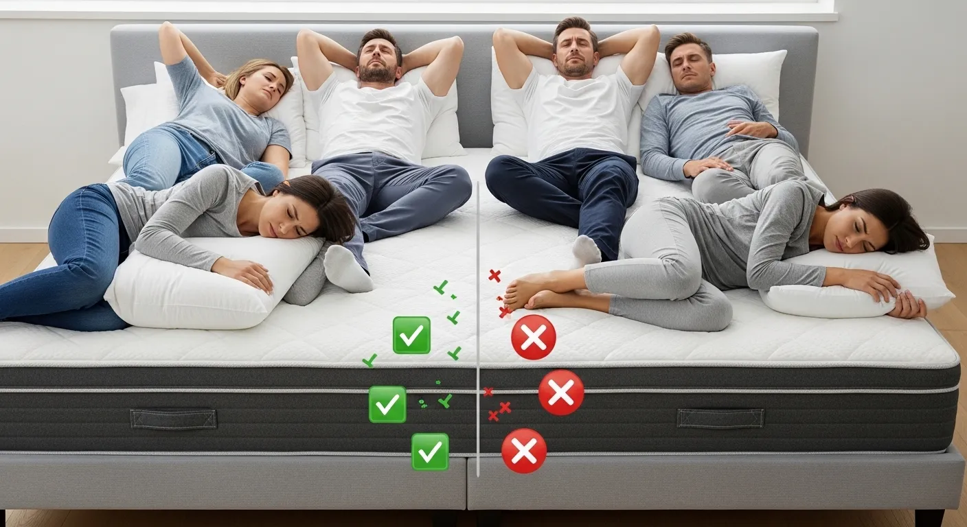 뒤척임 허리 불편 매트리스 장단점