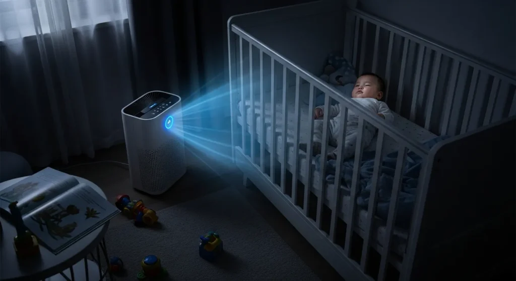 아기방 공기청정기 수면 방해 내돈내산 후기