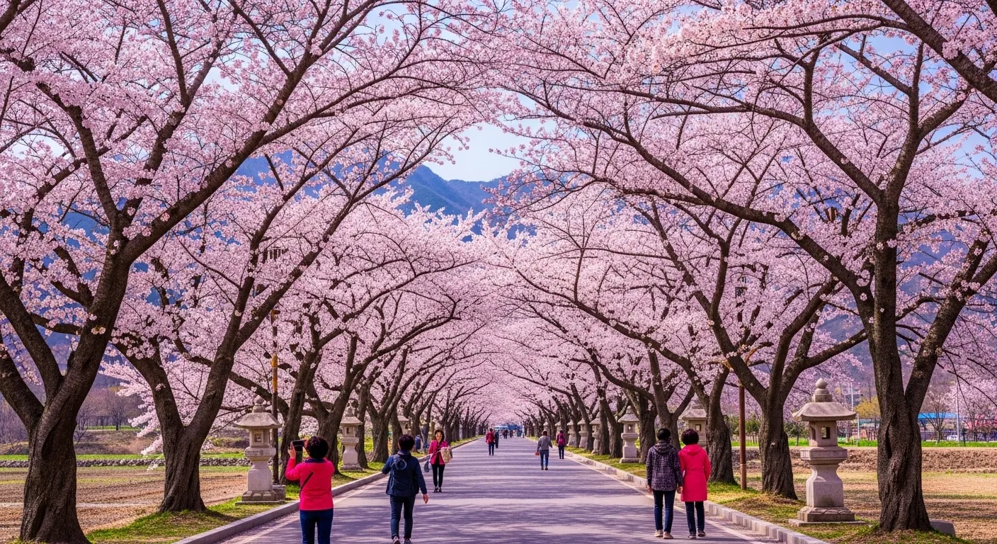 경남 하동 쌍계사 십리벚꽃길