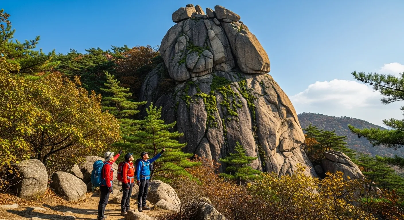 「봉래산 장사 바위」