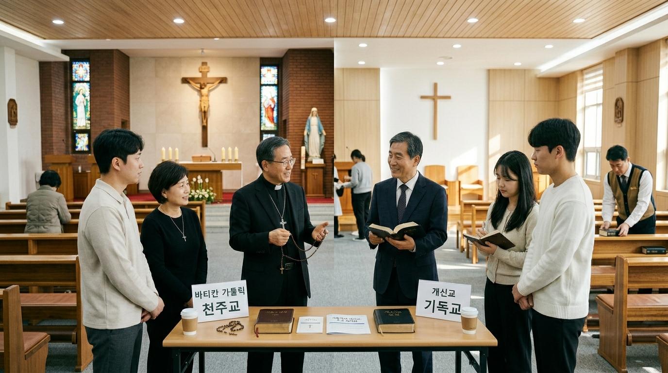 교황청 가톨릭과 개신교의 차이