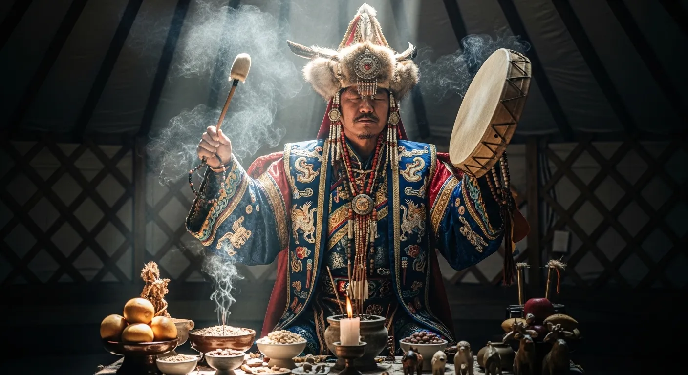 박수무당과 몽골어 박시