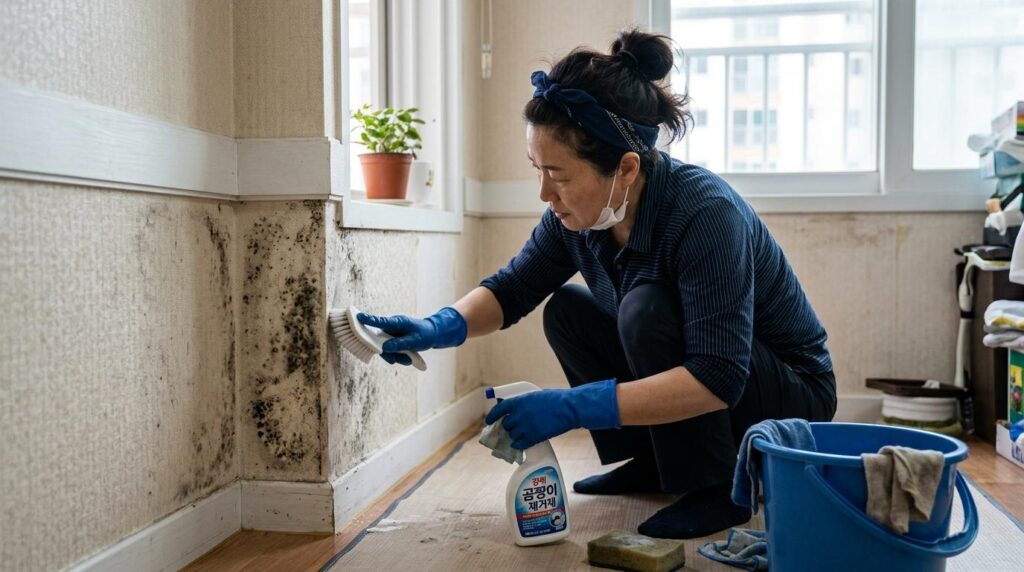 벽지 곰팡이 제거법