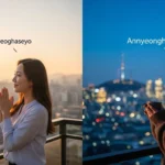 아침과 저녁 문안인사