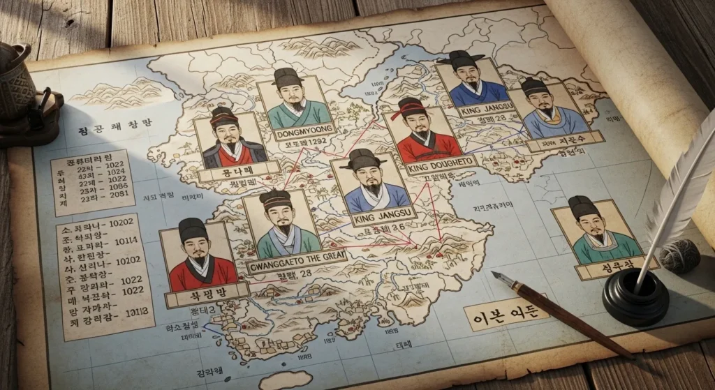 고구려 왕 계보