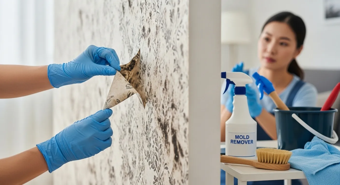 벽지 곰팡이 제거법