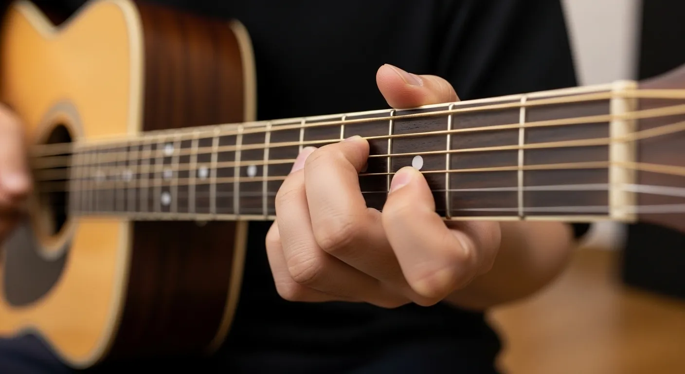 기타 B코드 운지법