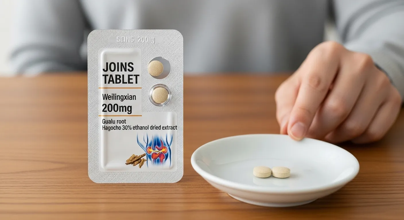 조인스정200mg(위령선·괄루근·하고초30%에탄올건조엑...
