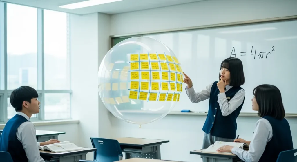 구의 겉넓이 공식